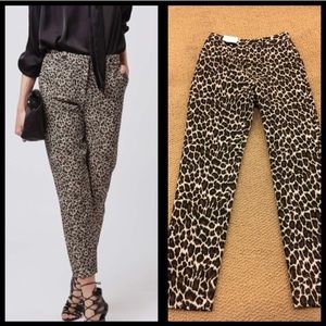 topshop leopard print jeans